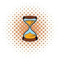 Hourglass icon, comics style vector