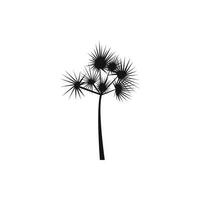 un icono de palmera, estilo simple vector