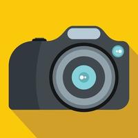 Camera icon in flat style vector