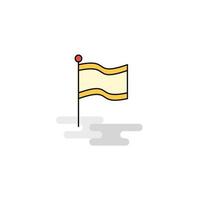 Flat Flag Icon Vector