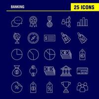 Banking Line Icon for Web Print and Mobile UXUI Kit Such as Achievement Award First Medal Prize Achievement Award First Pictogram Pack Vector