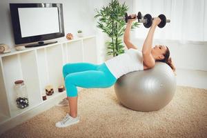 Exercising At Home photo