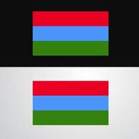 Karelia Flag banner design vector