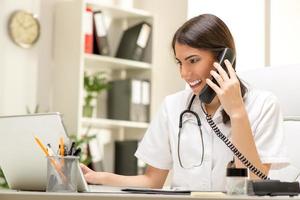 Female Doctor In The Office photo