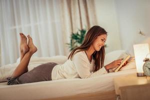 Reading In Bed photo