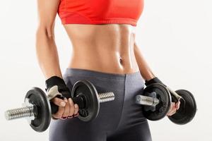 Perfect Body And Dumbbells photo