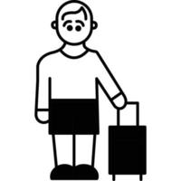 Tourist Which Can Easily Modify Or Edit vector
