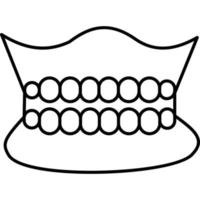 Denture Which Can Easily Modify Or Edit vector