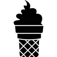 cono de helado que puede modificar o editar fácilmente vector