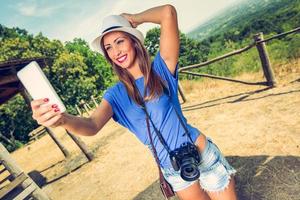 Happy Girl On Travel photo