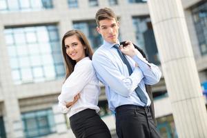 Young Business Couple photo