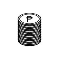 Philippine Currency Icon Symbol. Philippine Peso, PHP Sign. Vector Illustration