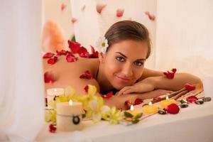 Beautiful Woman In The Spa Centre photo