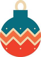 Christmas tree toy vector