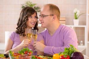 Couple Having Dinner photo