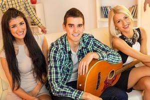 Young Guitarist With Hot Girls