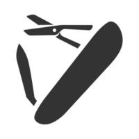 Black and white icon multitool vector