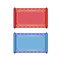 Roll labels chinese banner. event chinese roll banner, Scroll paper. vector