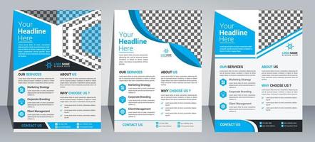 Flyer Design Template vector