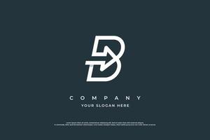 Initial Letter B Arrow Logo Design Vector