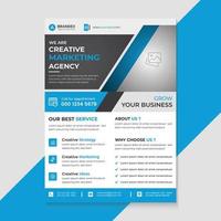 Professional Corporate Flyer Template vector