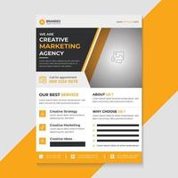 Corporate Flyer Template vector