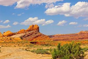 Jutting Peak Above Arizona Desert photo