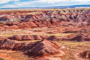 formaciones rocosas únicas del desierto pintado foto