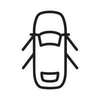 The open doors car icon vector