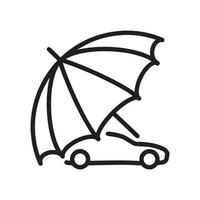 The Auto, car, insurance icon vector