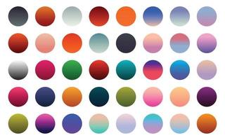 multicolor gradient gradient and preset colors vector