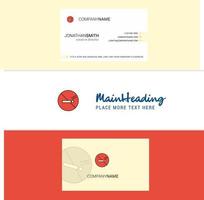 Beautiful No smoking Logo and business card vertical Design Vector