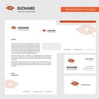 Not seen Business Letterhead Envelope and visiting Card Design vector template