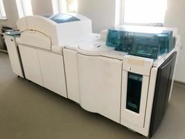 Fully automated immunochemical analyzer that uses innovative electrochemiluminescence technology. Designed for both quantitative and qualitative research oncomarkers, cardiomarkers, thyroid markers photo