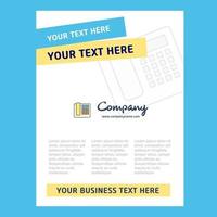 Telephone Title Page Design for Company profile annual report presentations leaflet Brochure Vector Background