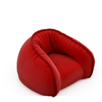 sillón isométrico aislado 3d render png