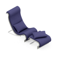 Isometric Chair 3D isolated rendering png