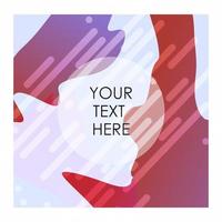 Colorful background with typography design vector