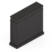 Isometric Cabinet 3D render png