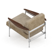 sillón isométrico aislado 3d render png