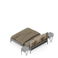 isometrische slaapkamer 3d geven png