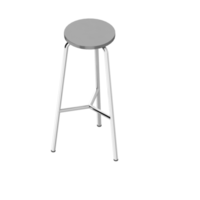 Isometric Chair 3D isolated rendering png