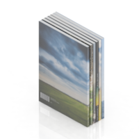 isometrische boeken 3d geven png