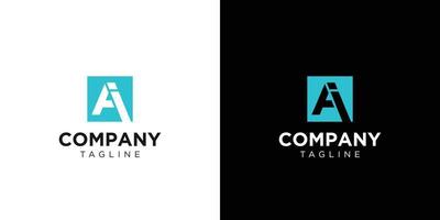 Cool and modern AI logo design vector