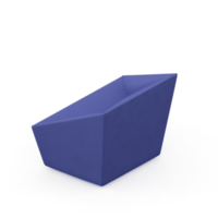 isometrico poltrona isolato 3d rendere png