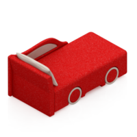 isometrico Camera da letto 3d rendere png