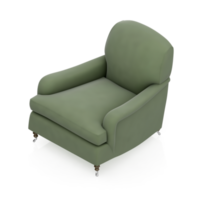 sillón isométrico aislado 3d render png