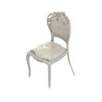 chaise isométrique rendu isolé 3d png