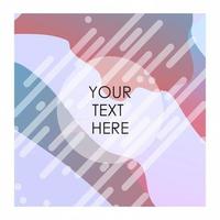 Colorful background with typography design vector