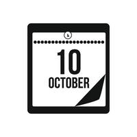 Columbus day calendar icon vector